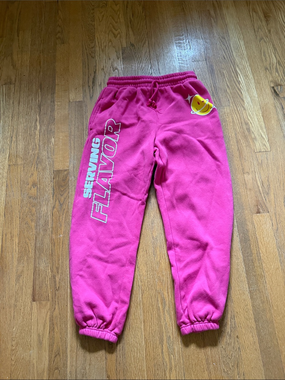 Pink poppi sweatpants